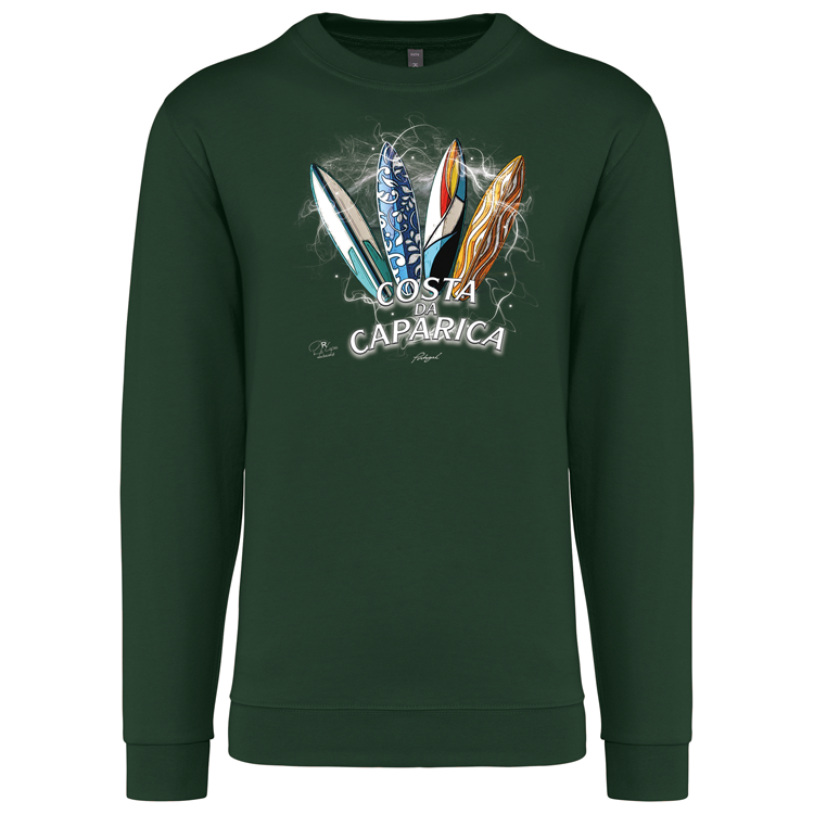 Sweatshirt Kariban sem Capuz Surfboards Costa da Caparica
