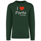 Sweatshirt Kariban sem Capuz I Love Porto