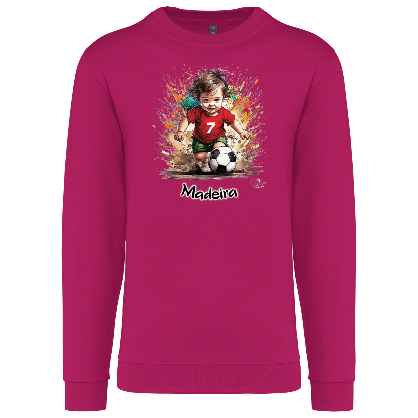 Sweatshirt Kariban sem Capuz 7 Madeira