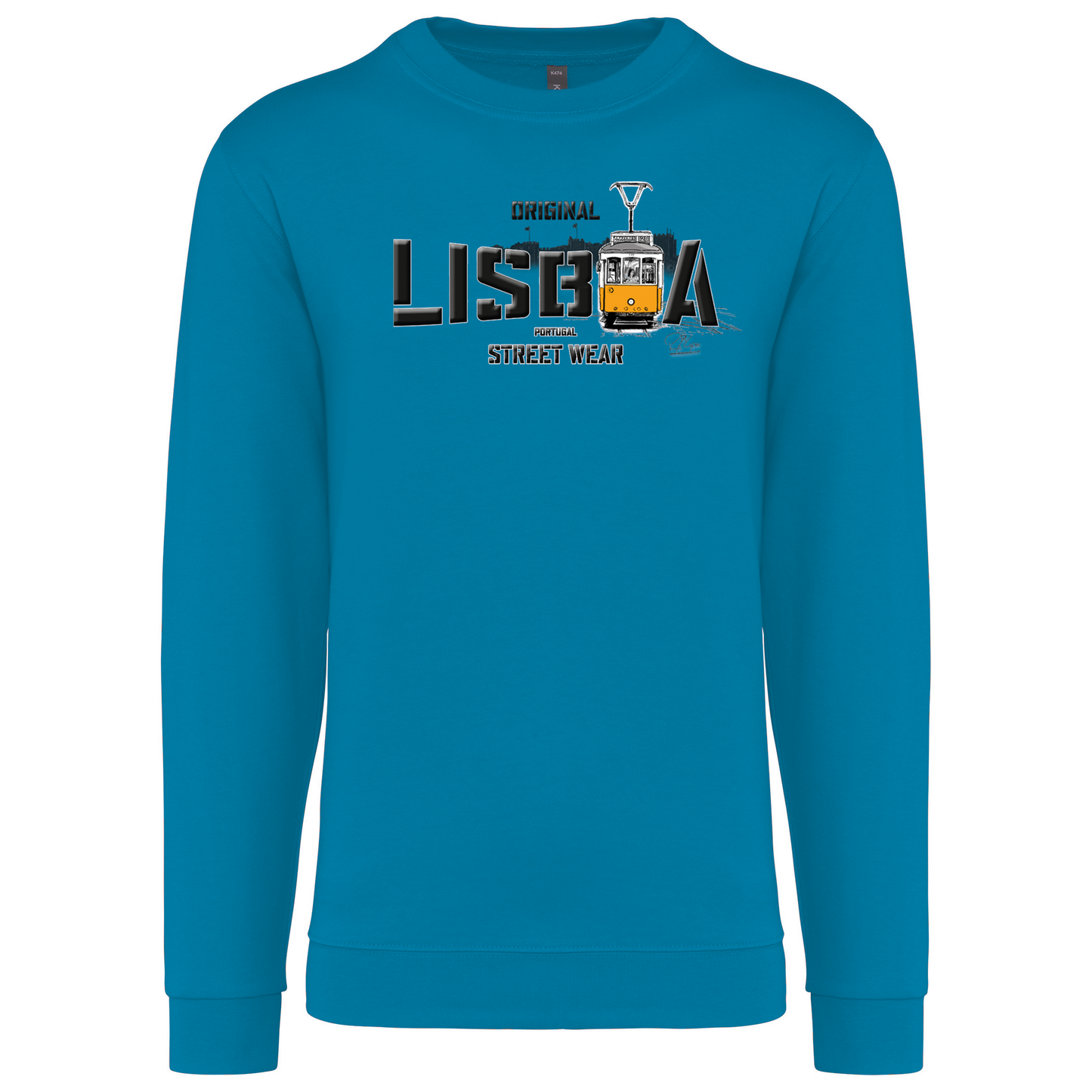 Sweatshirt Kariban sem Capuz Original Lisboa