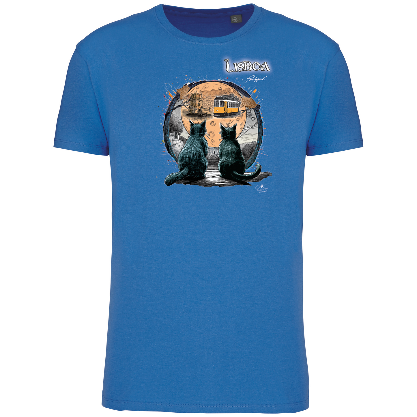 T-Shirt Algodão Biológico Luar Lisboa
