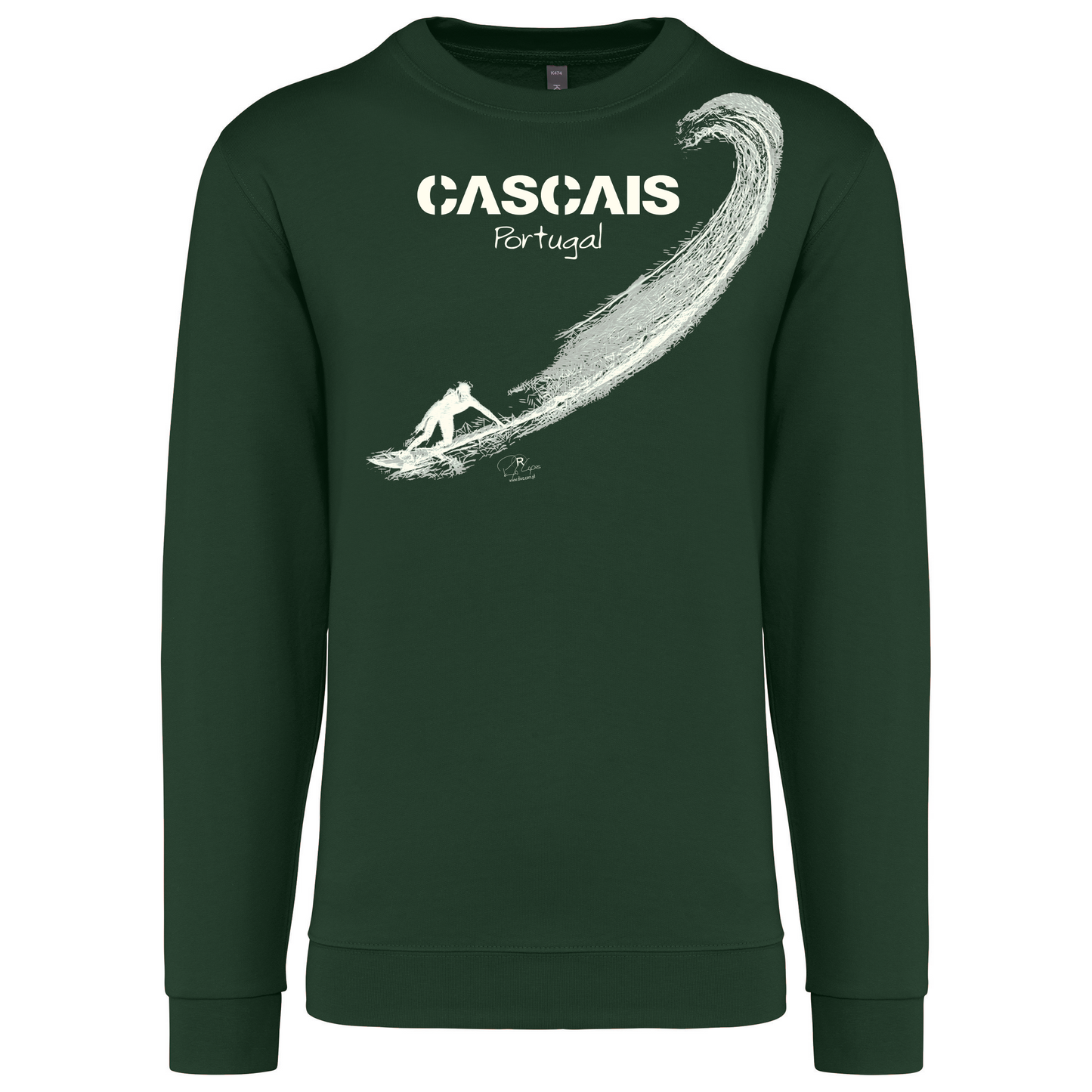 Sweatshirt Kariban sem Capuz Surf Cascais