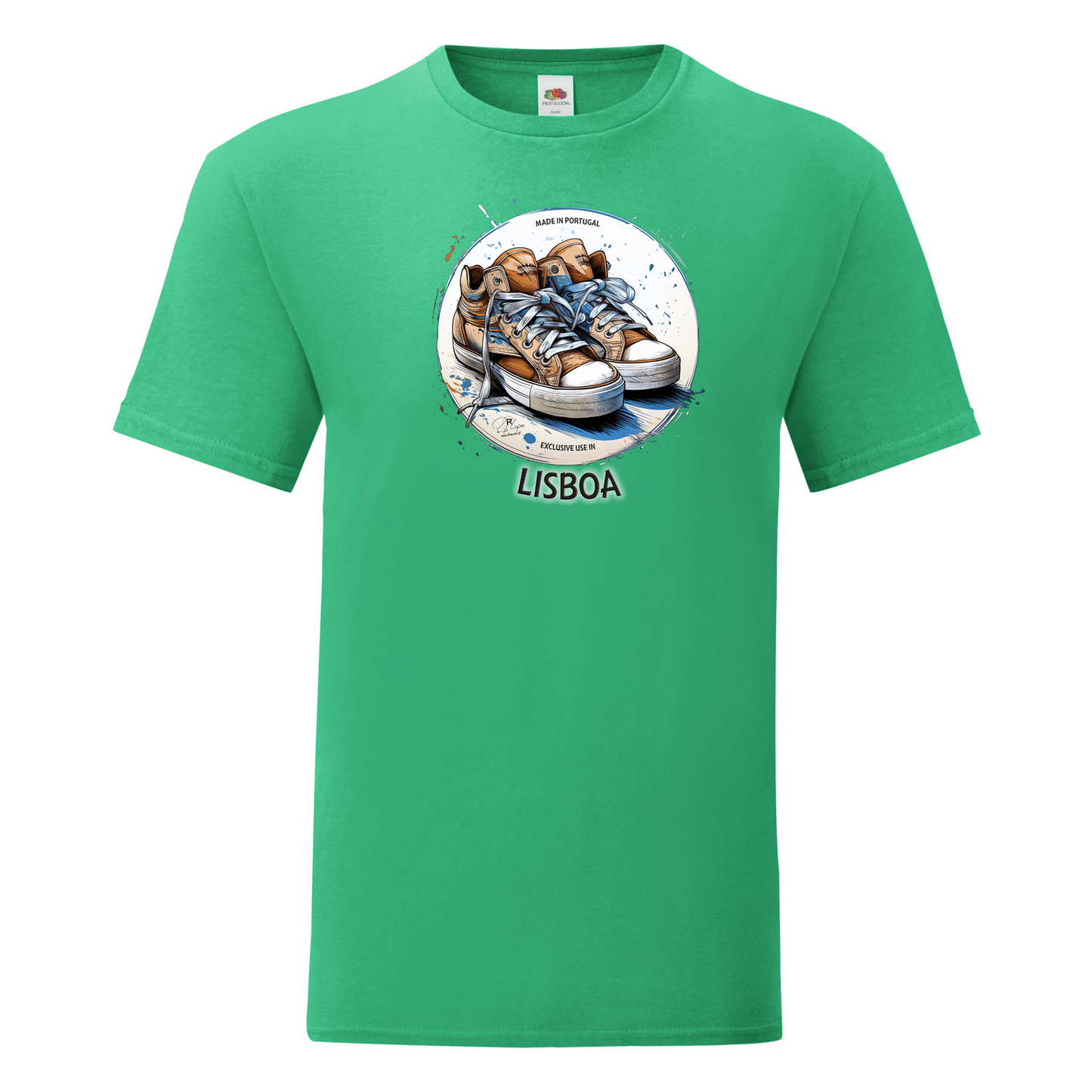 T-shirt Fruit of the Loom, Iconic, 150g, Exclusive Lisboa