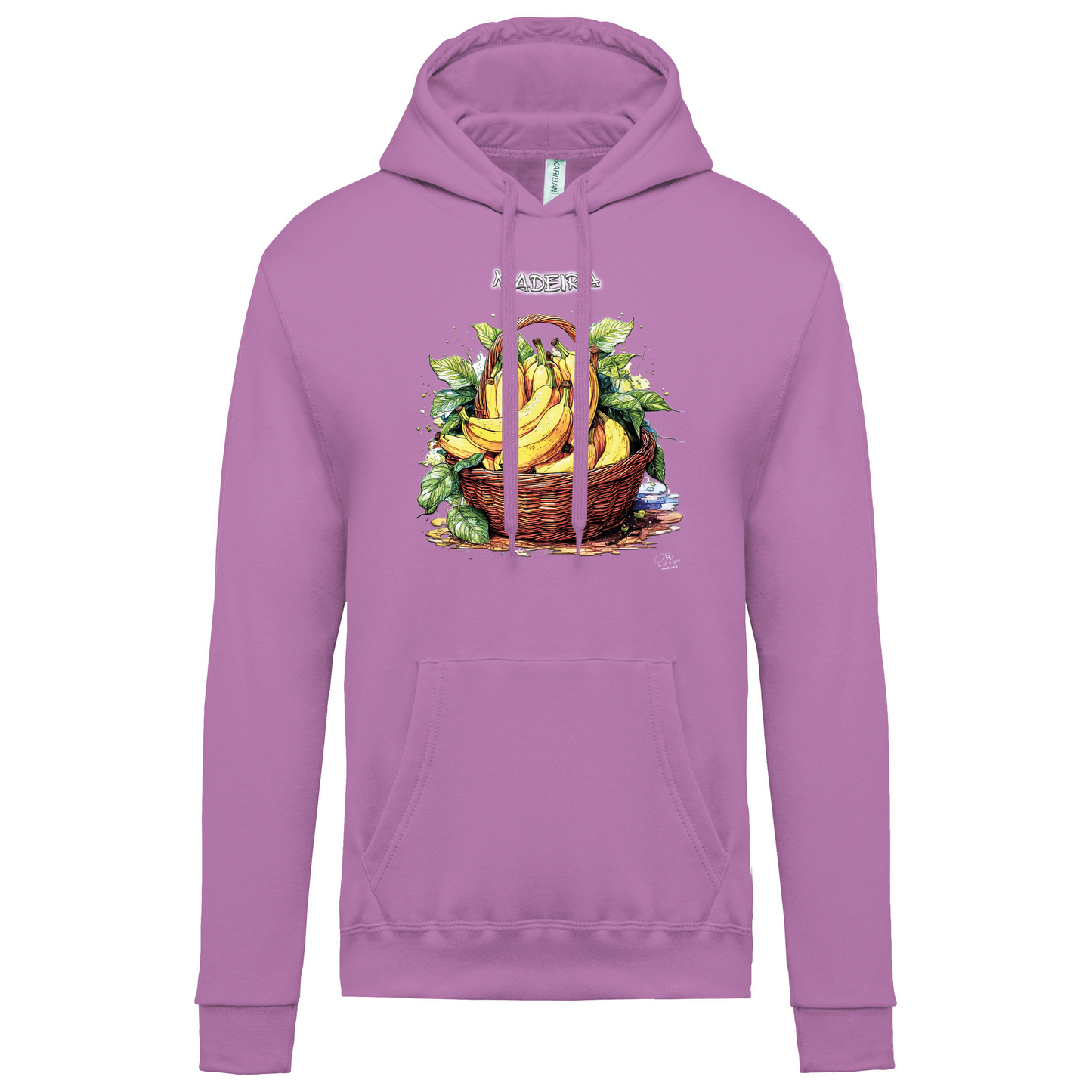 Sweatshirt Kariban com Capuz Cesto Bananas