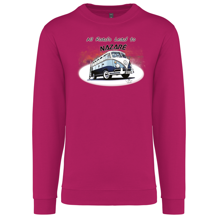 Sweatshirt Kariban sem Capuz All Roads Lead to Nazaré