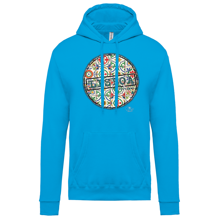 Sweatshirt Kariban com Capuz Pin Lisboa
