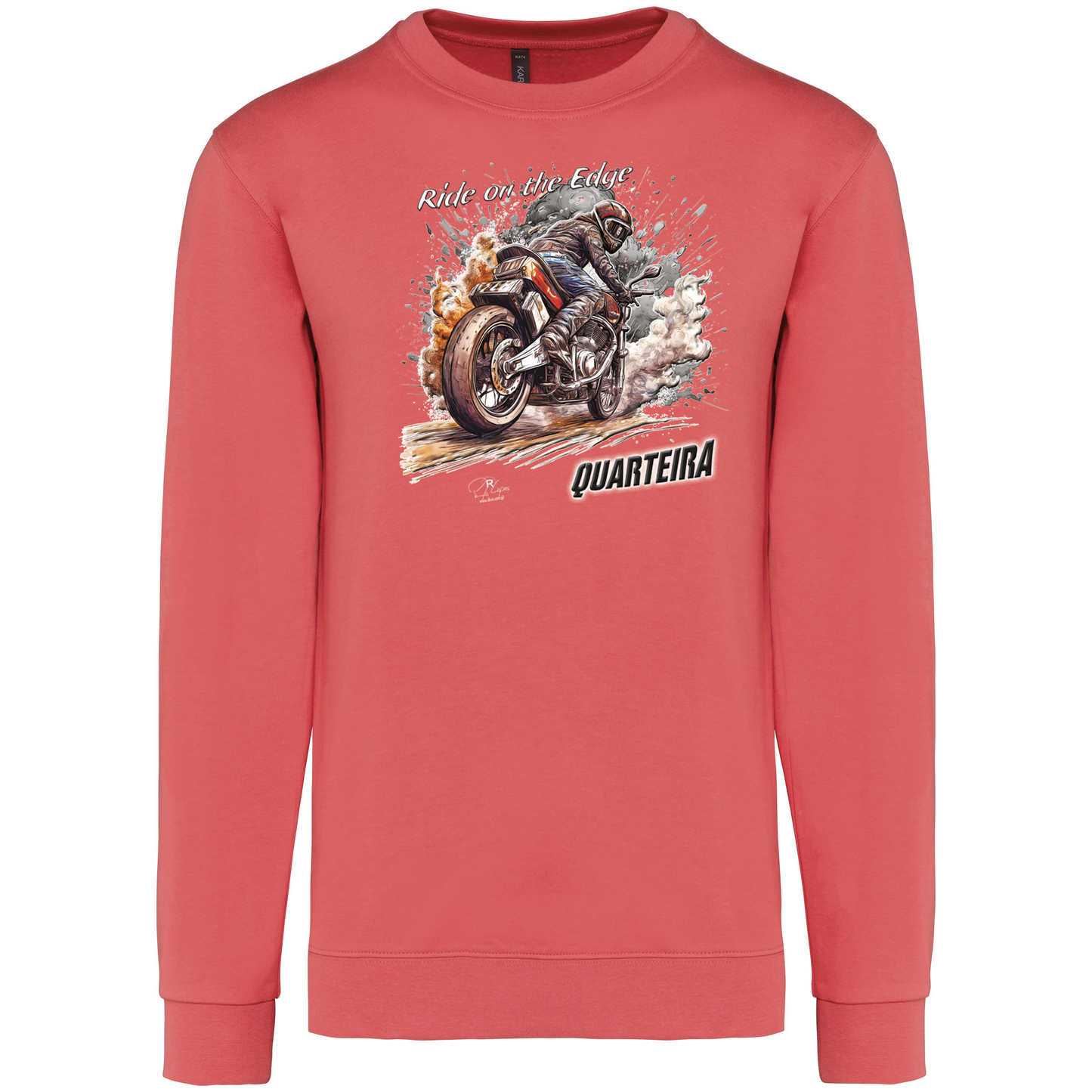 Sweatshirt Kariban sem Capuz Ride on the Edge Quarteira
