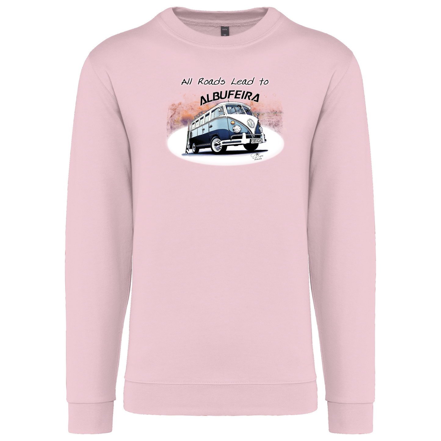Sweatshirt Kariban sem Capuz All Roads Lead to Albufeira