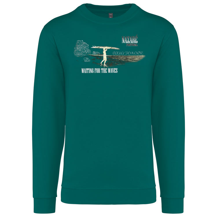 Sweatshirt Kariban sem Capuz Praia do Norte