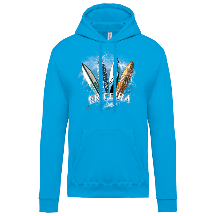 Sweatshirt Kariban com Capuz Surfboards Ericeira