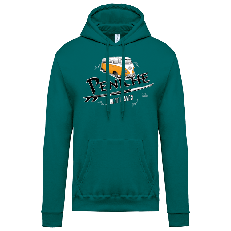 Sweatshirt Kariban com Capuz Pão de Forma Peniche