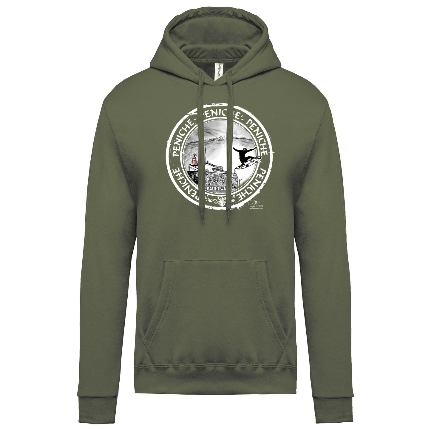 Sweatshirt Kariban com Capuz Selo Peniche