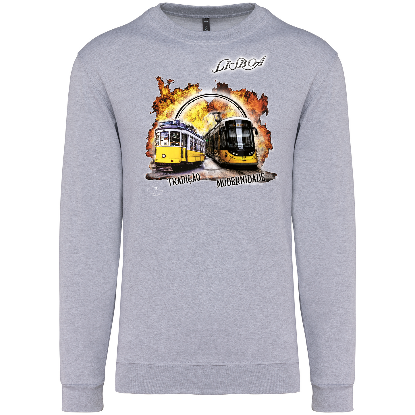 Sweatshirt Kariban sem Capuz Tradição e Modernidade