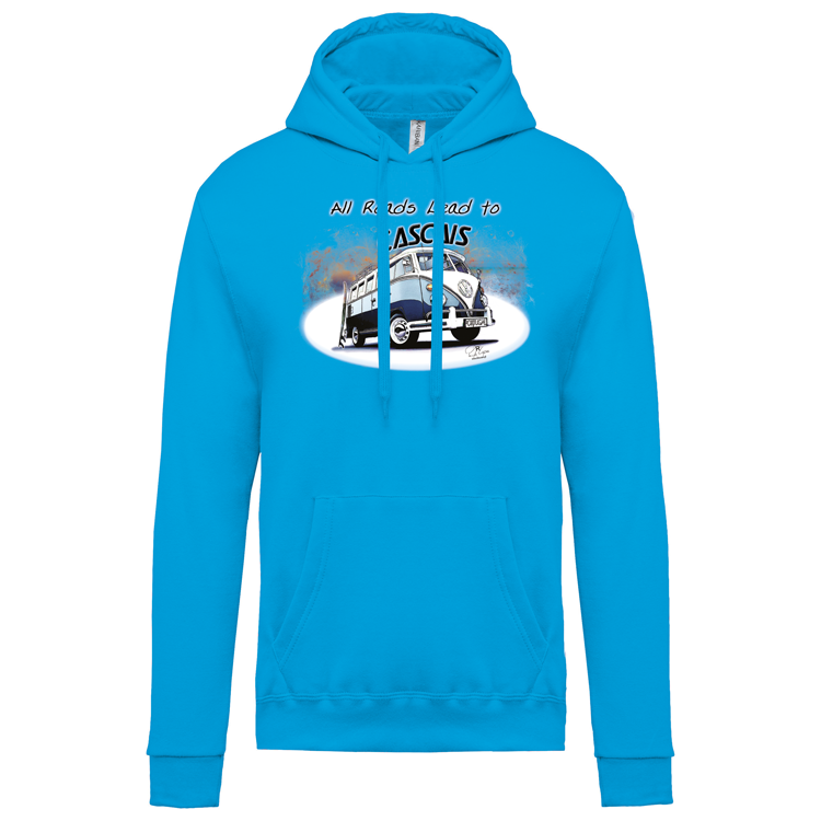Sweatshirt Kariban com Capuz All Roads Lead to Cascais