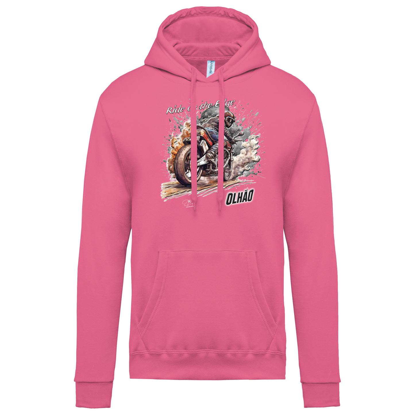 Sweatshirt Kariban com Capuz Ride on the Edge Olhão