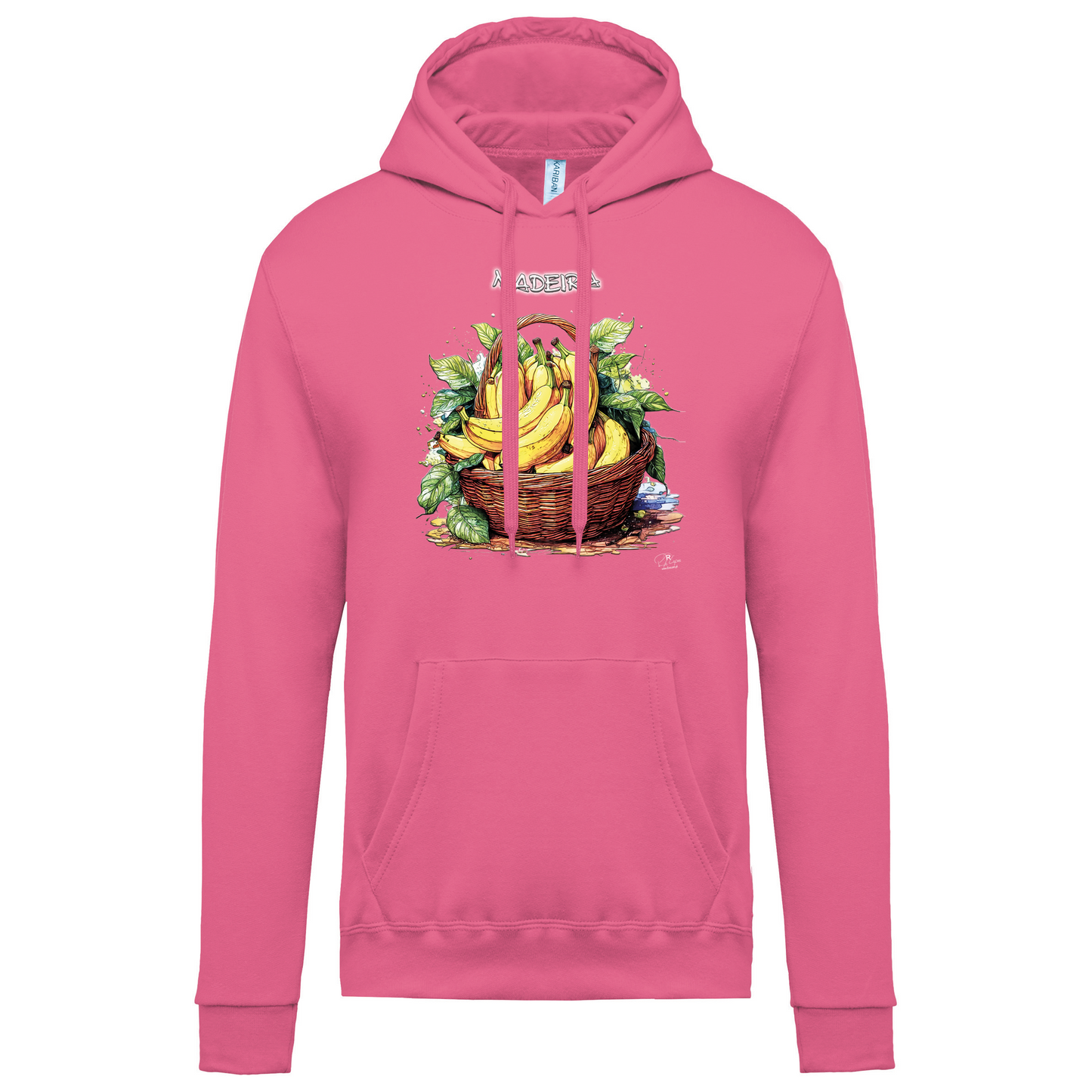Sweatshirt Kariban com Capuz Cesto Bananas
