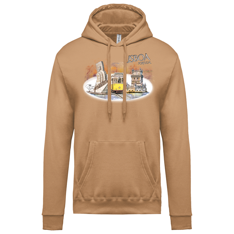 Sweatshirt Kariban com Capuz Monumentos Belém