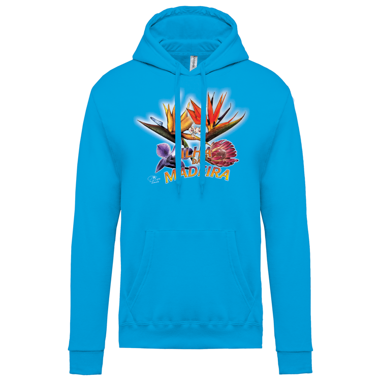 Sweatshirt Kariban com Capuz Estrelícias