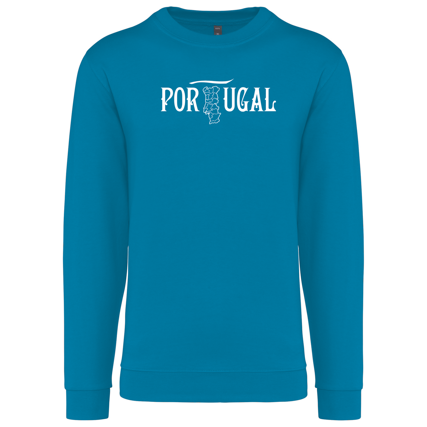 Sweatshirt Kariban sem Capuz Mapa de Portugal