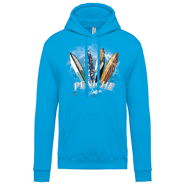 Sweatshirt Kariban com Capuz Surfboards Peniche