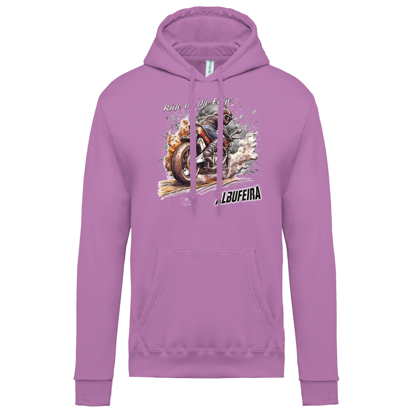 Sweatshirt Kariban com Capuz Ride on the Edge Albufeira