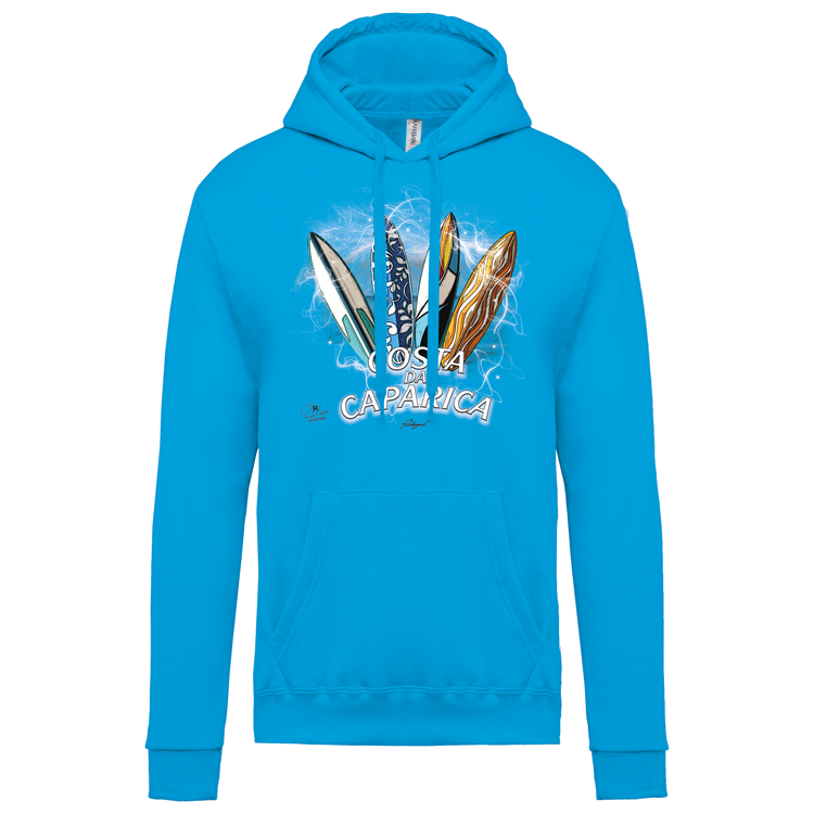 Sweatshirt Kariban com Capuz Surfboards Caparica