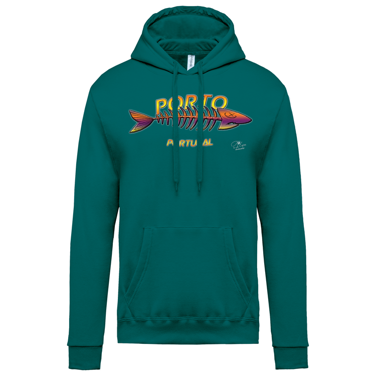 Sweatshirt Kariban com Capuz Espinha Porto