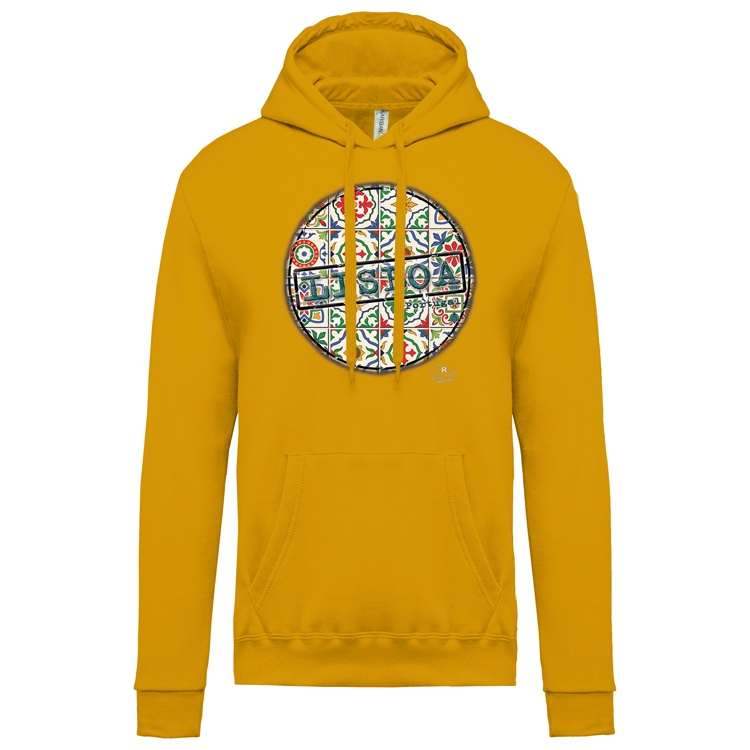 Sweatshirt Kariban com Capuz Pin Lisboa