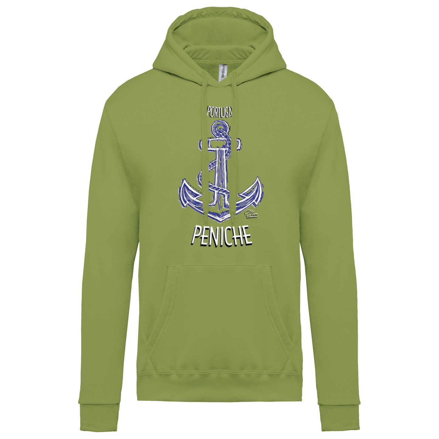 Sweatshirt Kariban com Capuz Âncora Peniche