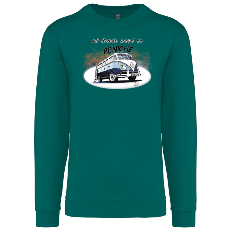 Sweatshirt Kariban sem Capuz All Roads Lead to Peniche