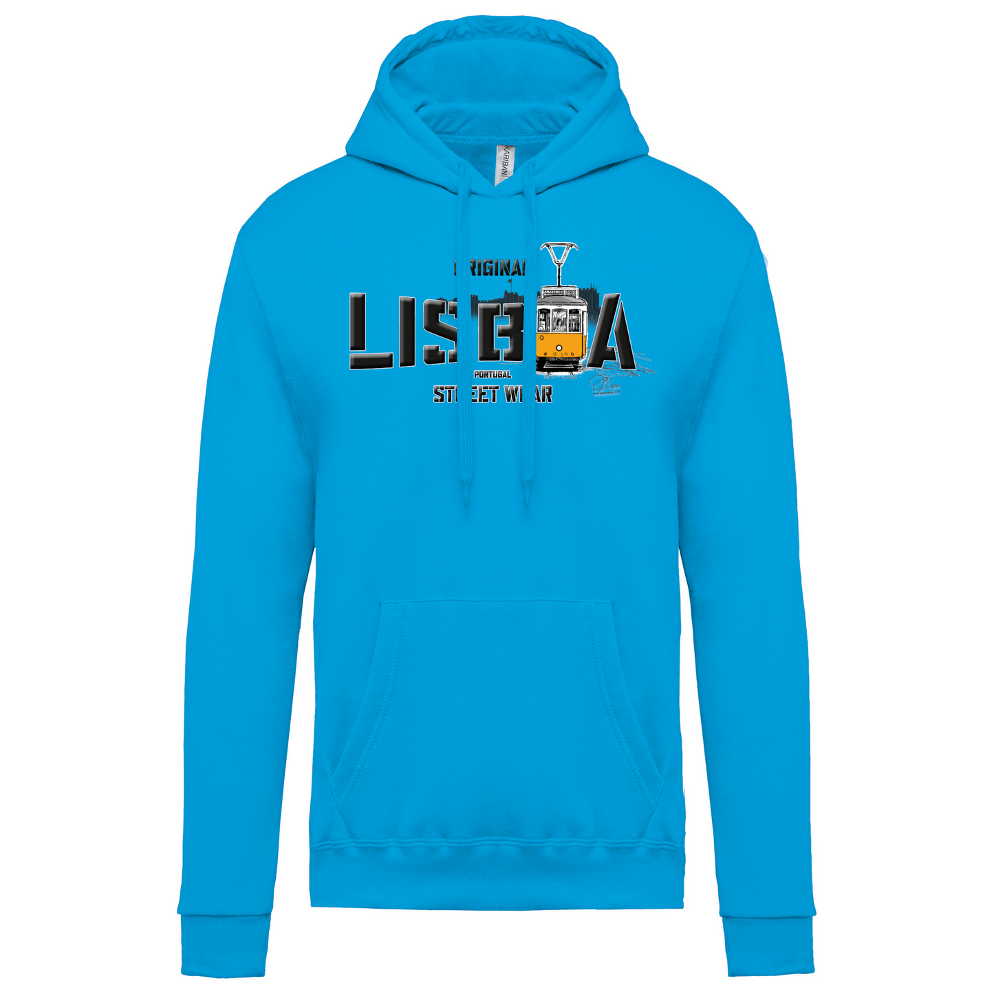 Sweatshirt Kariban com Capuz Original Lisboa