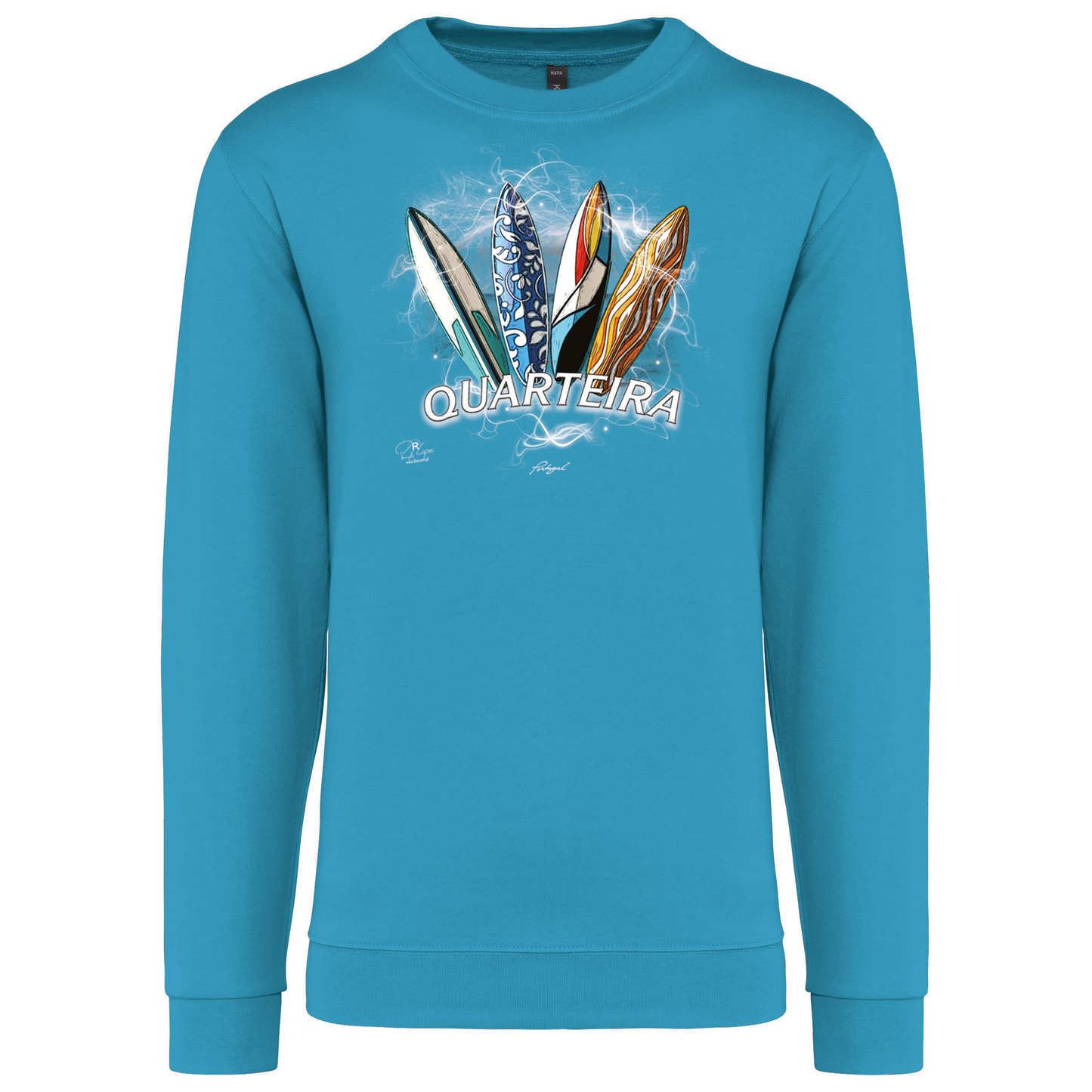 Sweatshirt Kariban sem Capuz Surfboards Quarteira