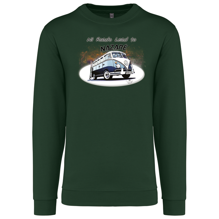 Sweatshirt Kariban sem Capuz All Roads Lead to Nazaré