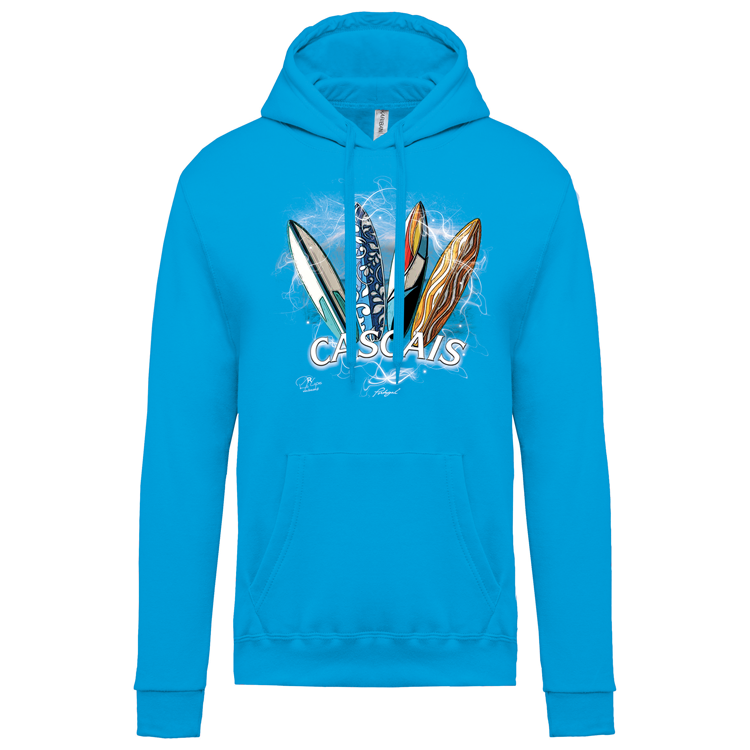 Sweatshirt Kariban com Capuz Surfboards Cascais