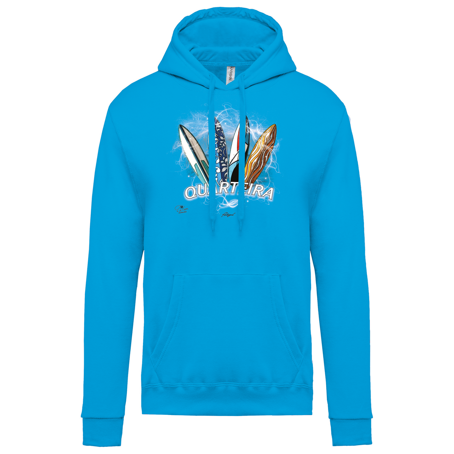 Sweatshirt Kariban com Capuz Surfboards Quarteira