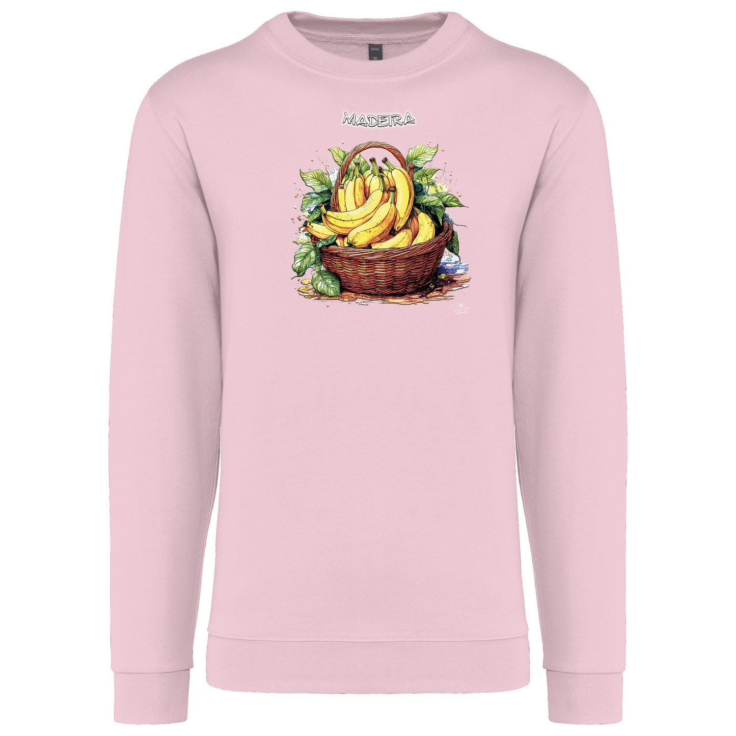 Sweatshirt Kariban sem Capuz Cesto Bananas
