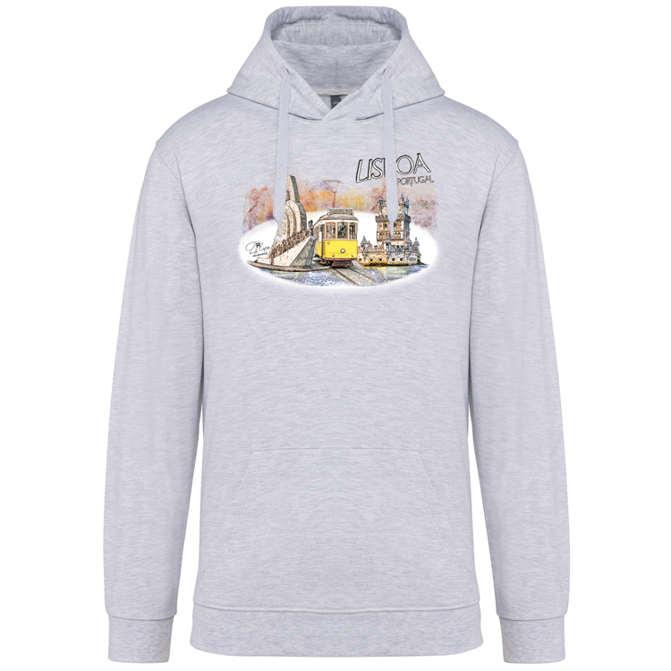 Sweatshirt Kariban com Capuz Monumentos Belém