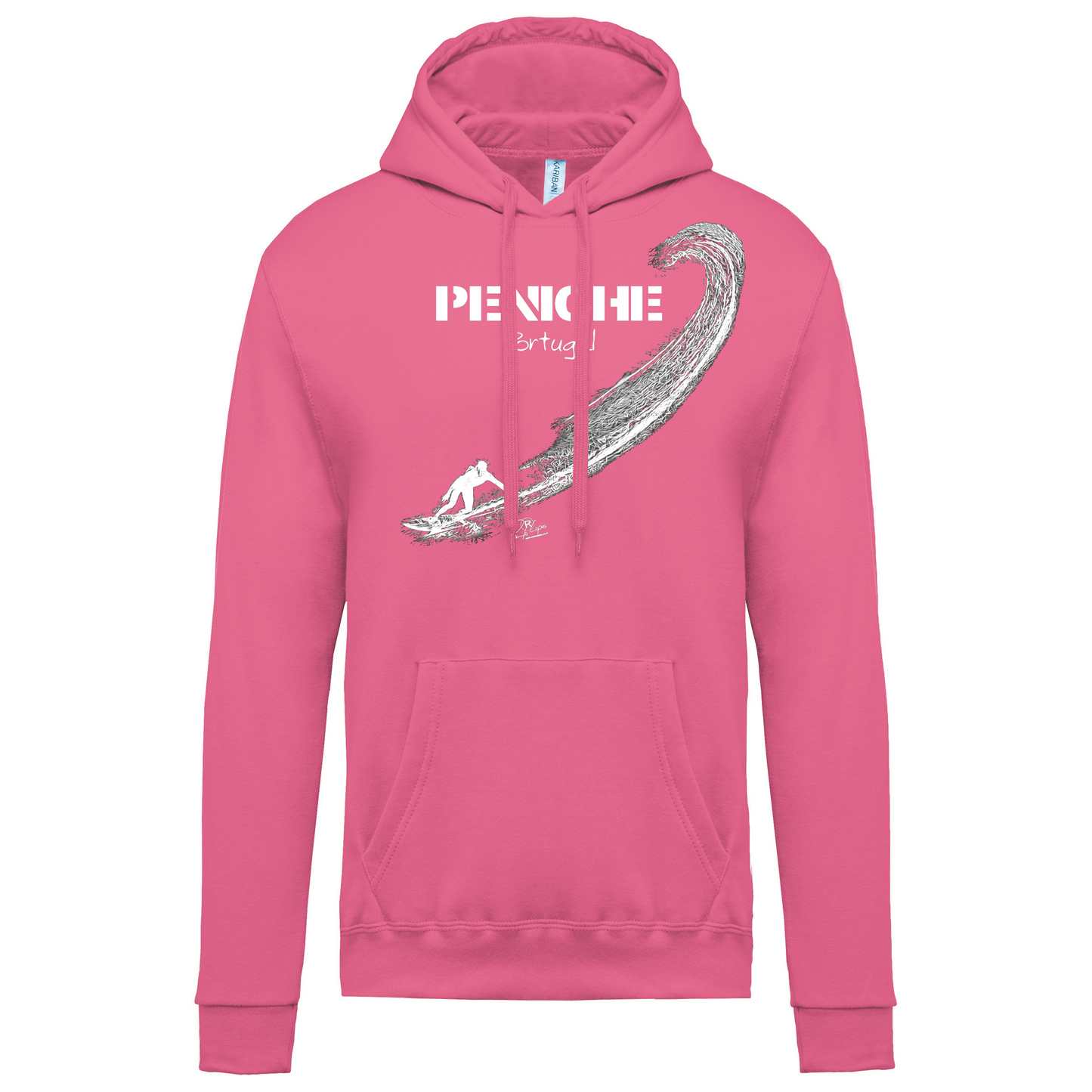 Sweatshirt Kariban com Capuz Surf Peniche