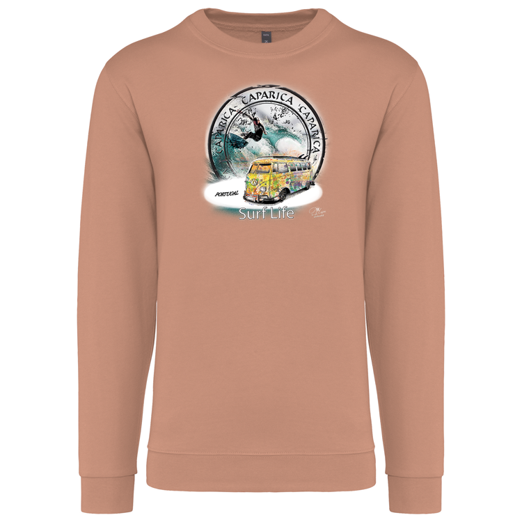 Sweatshirt Kariban sem Capuz Surf Life Caparica