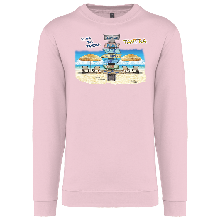 Sweatshirt Kariban sem Capuz Pegadas Tavira