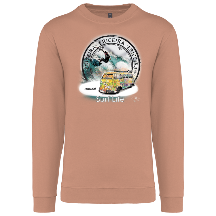 Sweatshirt Kariban sem Capuz Surf Life Ericeira