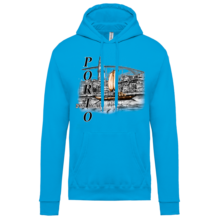 Sweatshirt Kariban com Capuz Ribeira