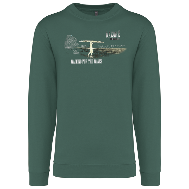 Sweatshirt Kariban sem Capuz Praia do Norte