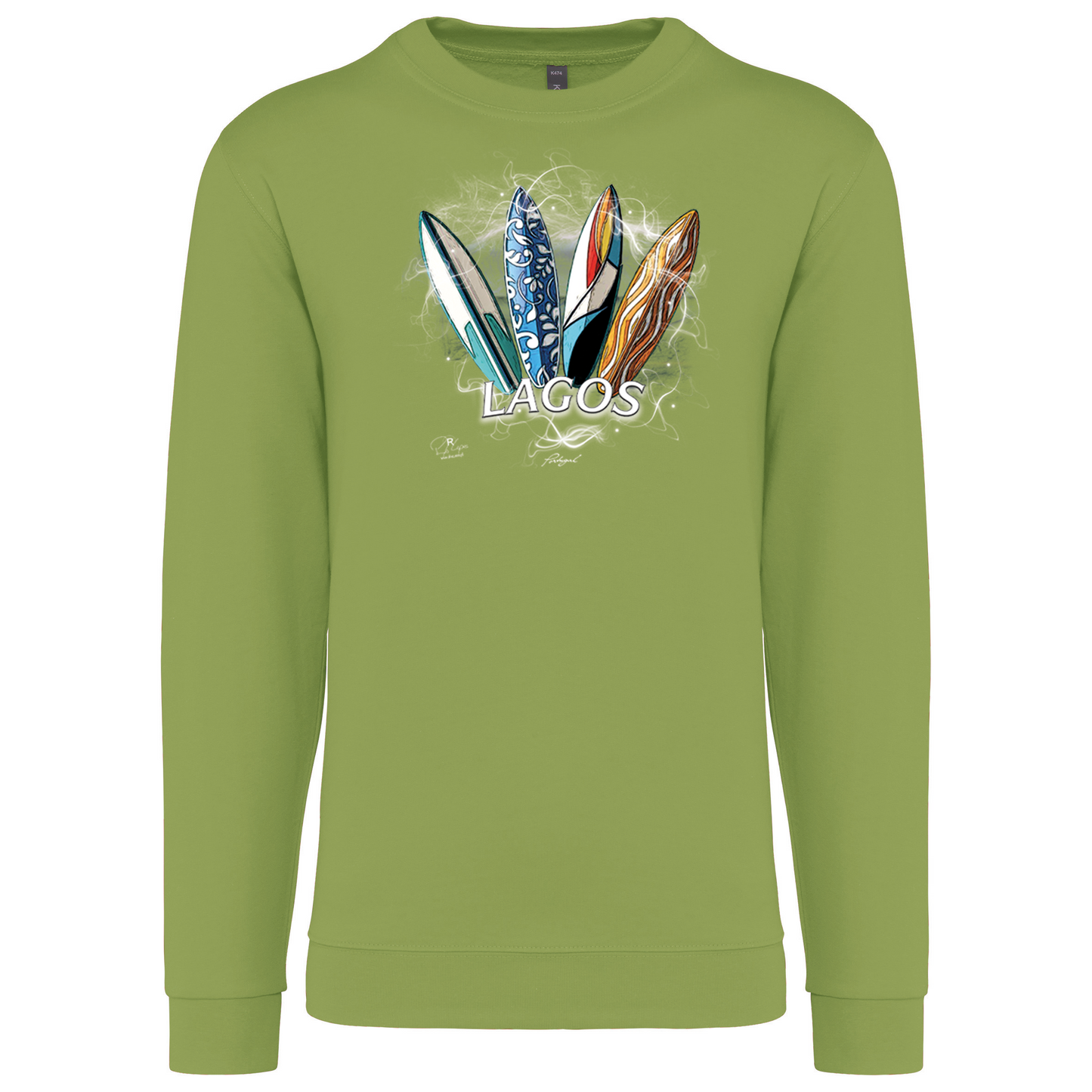 Sweatshirt Kariban sem Capuz Surfboards Lagos