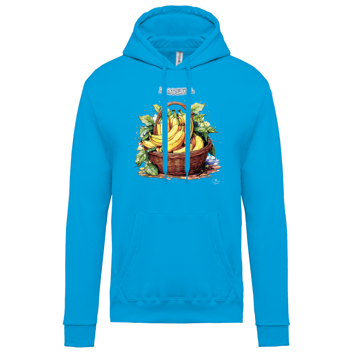 Sweatshirt Kariban com Capuz Cesto Bananas