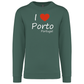 Sweatshirt Kariban sem Capuz I Love Porto