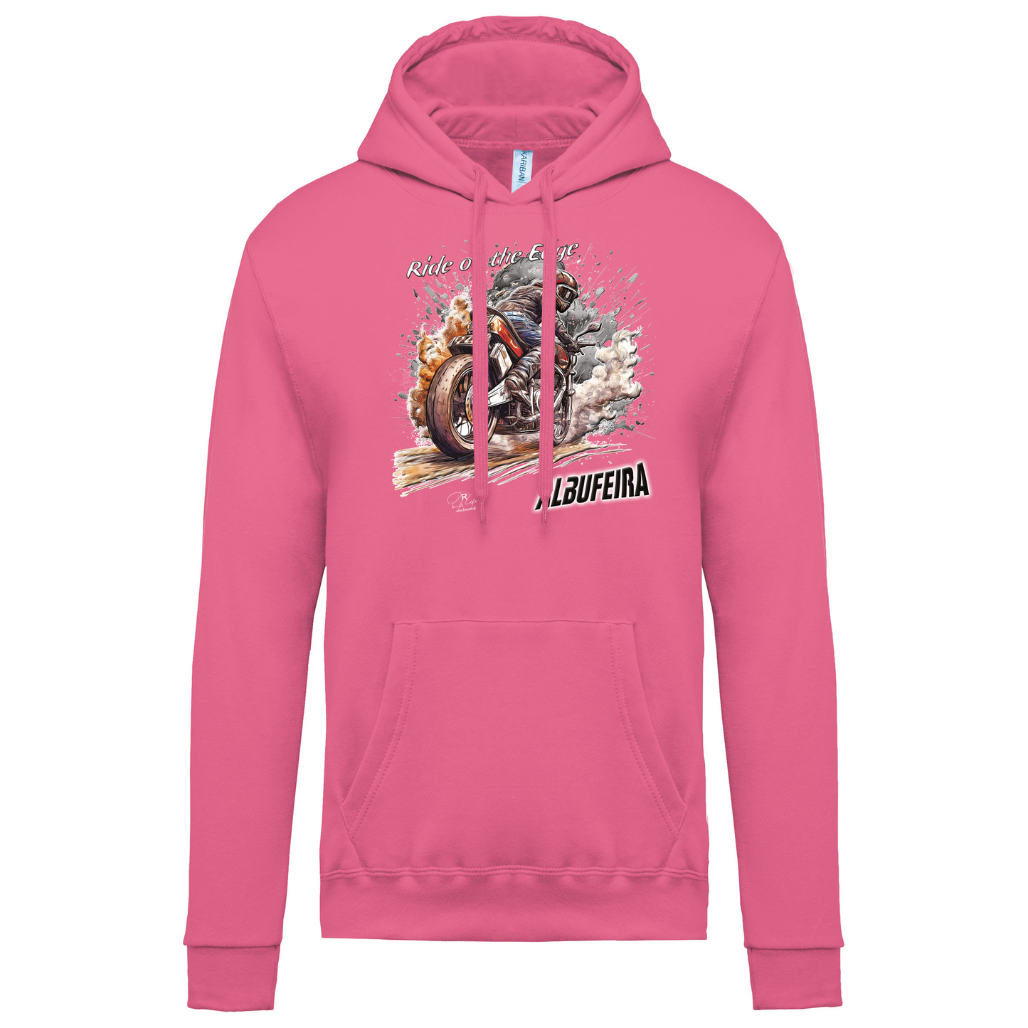 Sweatshirt Kariban com Capuz Ride on the Edge Albufeira
