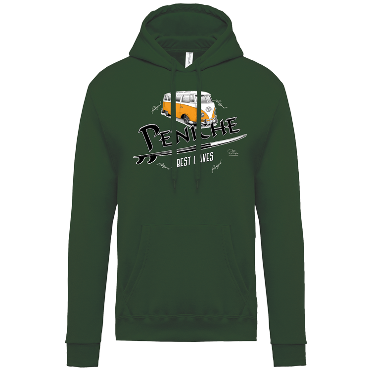 Sweatshirt Kariban com Capuz Pão de Forma Peniche