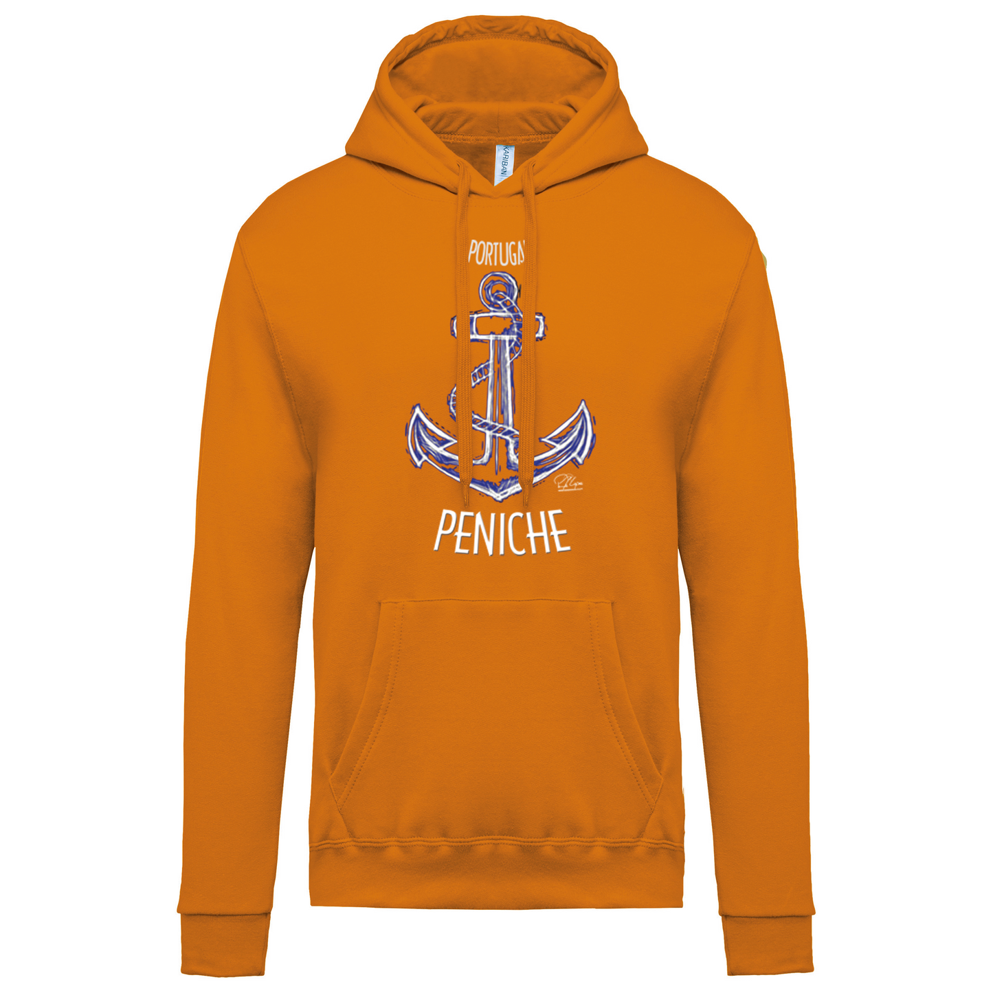 Sweatshirt Kariban com Capuz Âncora Peniche