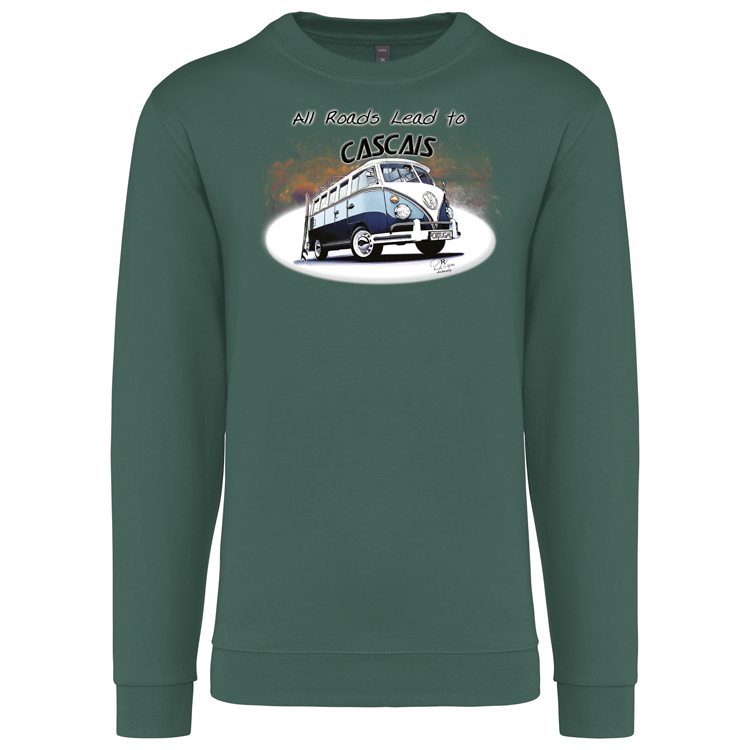 Sweatshirt Kariban sem Capuz All Roads Lead to Cascais
